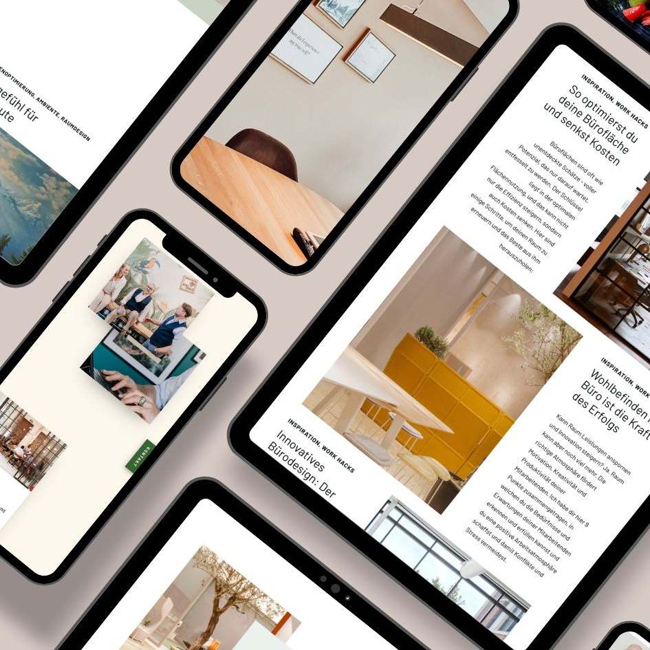 Deine Website mit authentischen Fotografien passend zur Brand