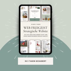 Web Freigeist: Strategische Website